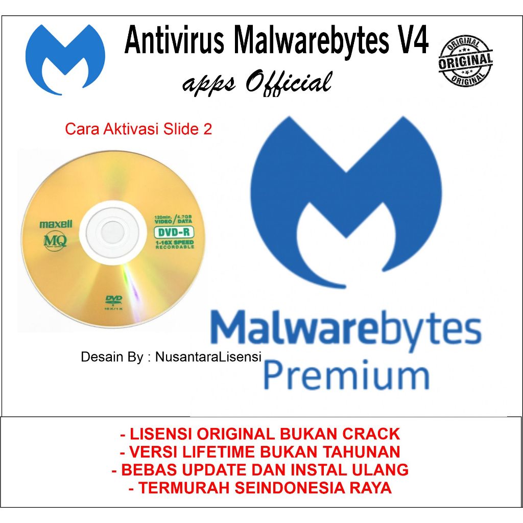 Antivirus Malwarebytes Premium - Malwarebytes Lifetime