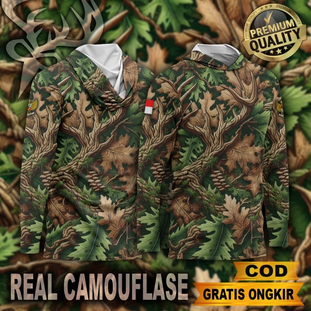 Baju camo lengan panjang | baju loreng | baju camo hunting berburu | baju berburu | baju camo | jers