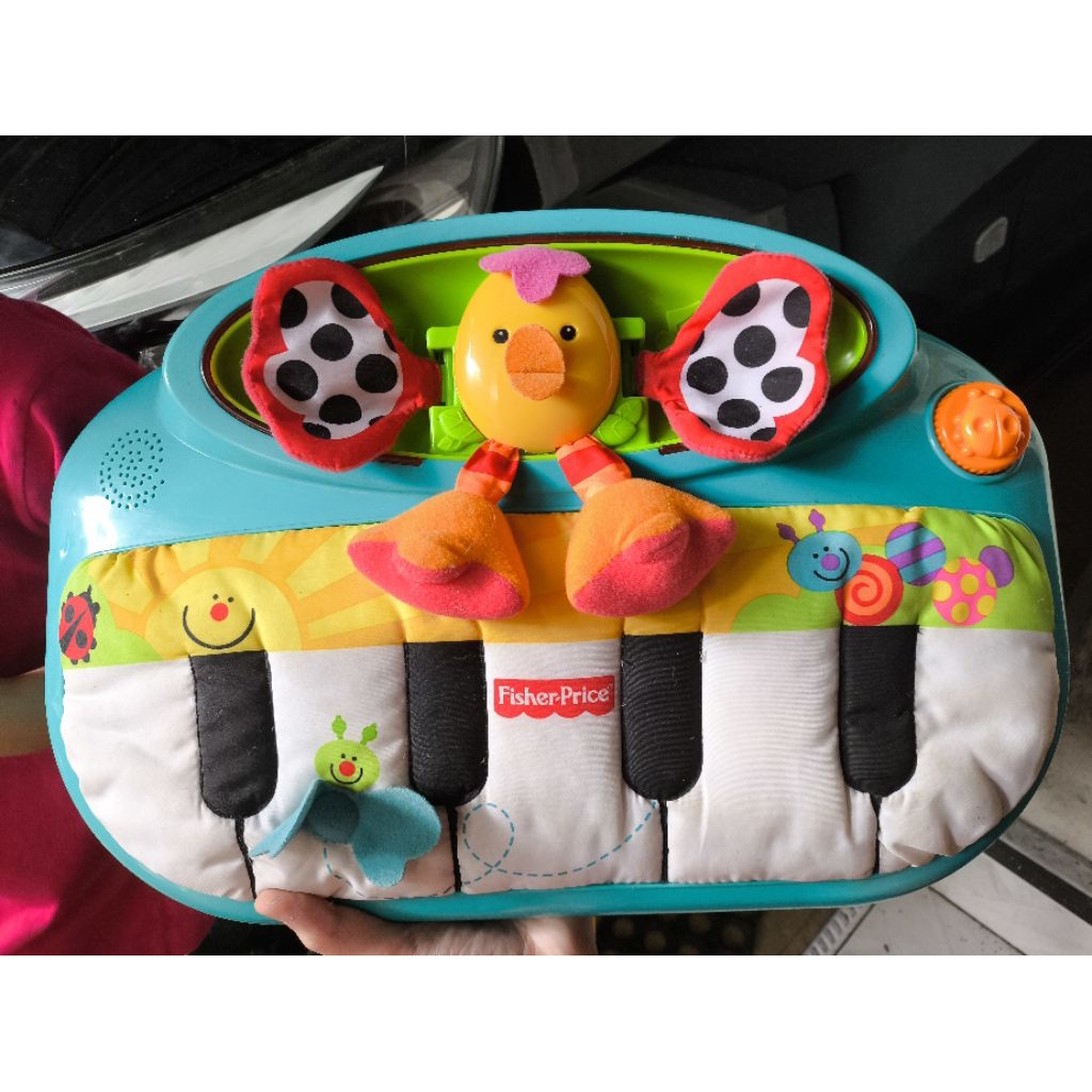 Fisher Price Miracles & Milestones Peek a Boo Piano preloved second bekas x elc bright star