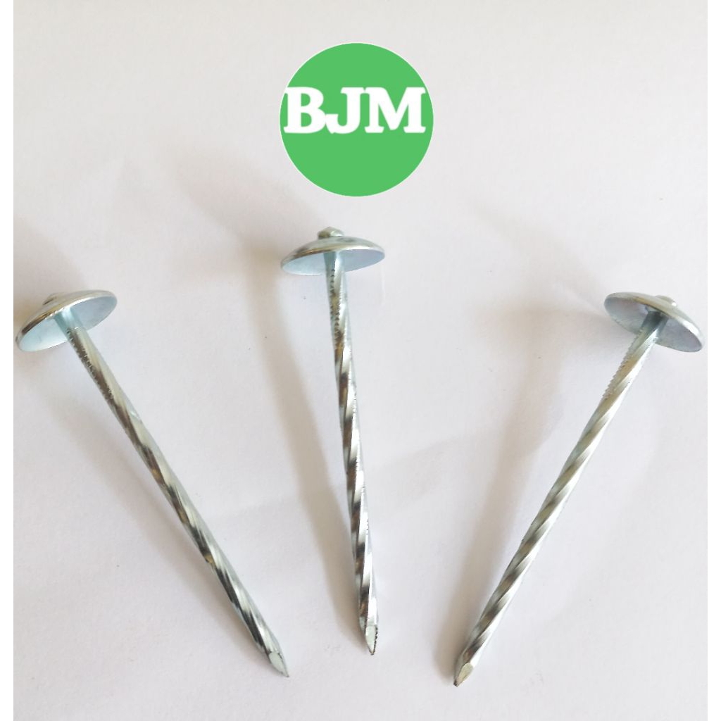 Paku Seng Ulir 3 Inch (7 cm ) / Paku Asbes Galvanis 1 dus 7 kg