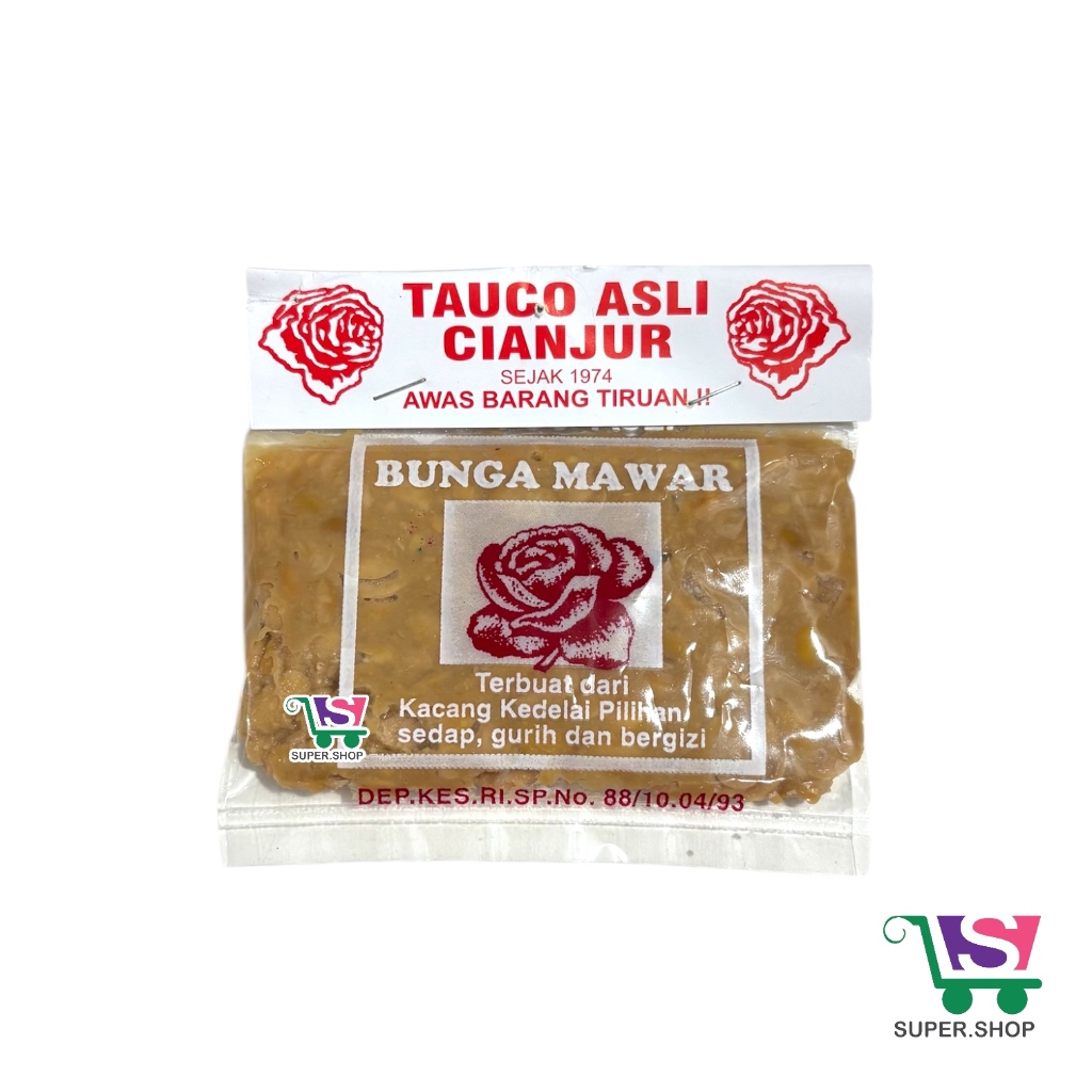 

Tauco Asli Cianjur Merk Bunga Mawar 1 Bungkus / Tauco Mawar