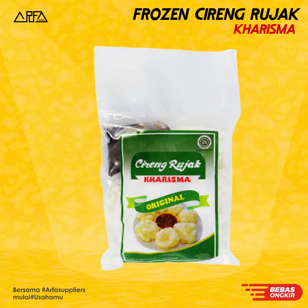 

Cireng Rujak Kharisma Original Flavor with 20 Pcs and Free Rujak Sambal - Frozen Food