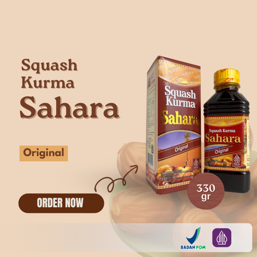 

SQUASH KURMA SAHARA RASA ORIGINAL 330GRAM / Squash Kurma Sahara