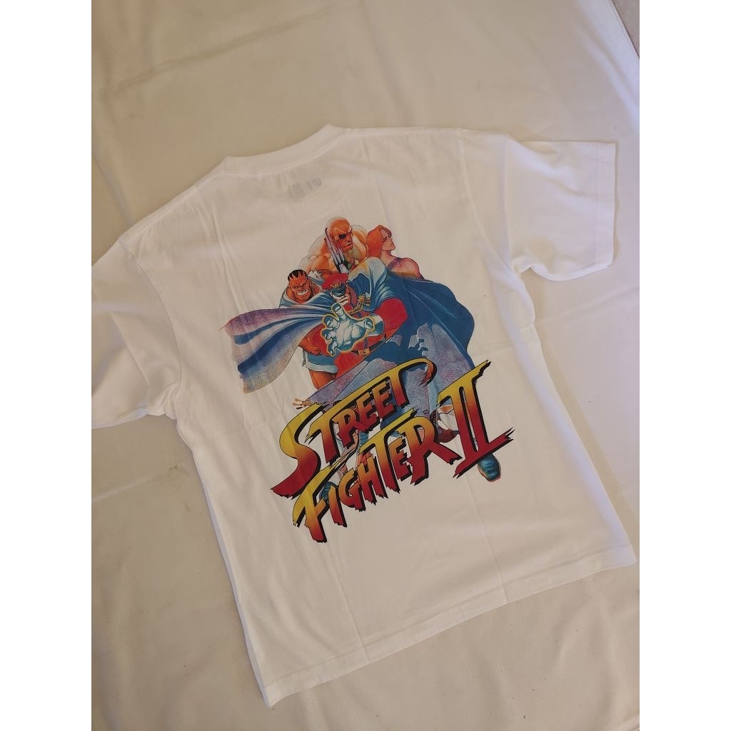 Baju Kaos Uniqlo Colab Capcom Street Fighter