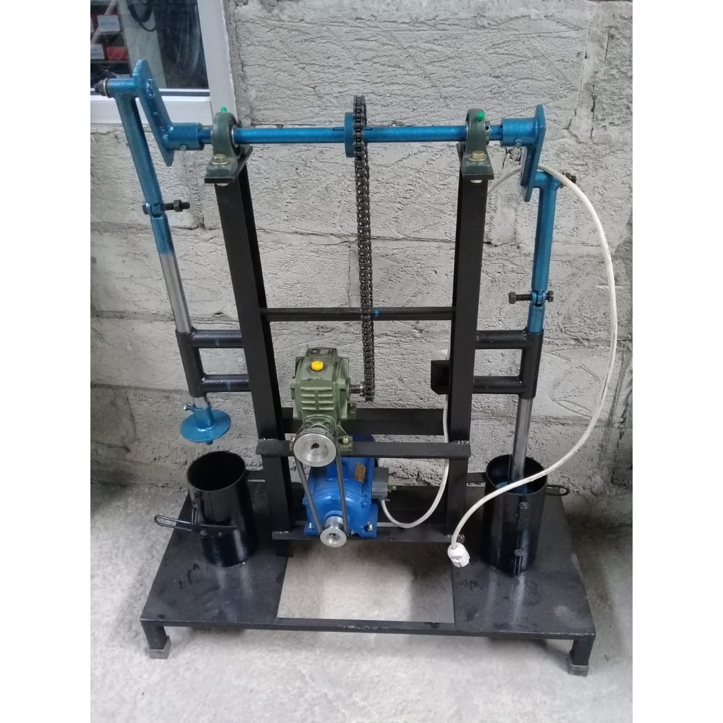 Mesin Press Baglog Jamur Tiram Otomatis dengan Penjepit