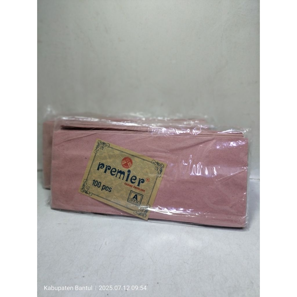 

amplop coklat cabinet ukuran 10 x 24 cm isi 100 lembar