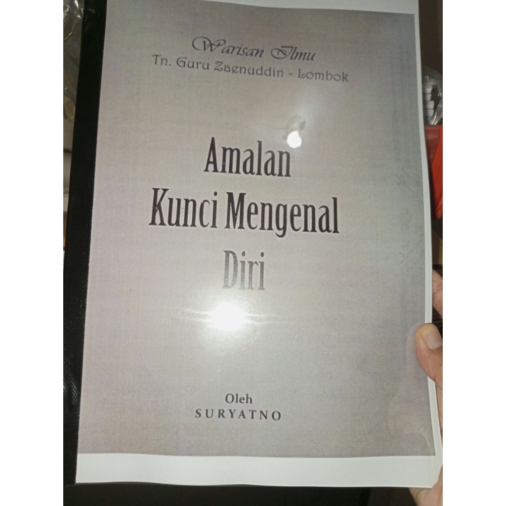 Kitab amalan kunci mengenal diri