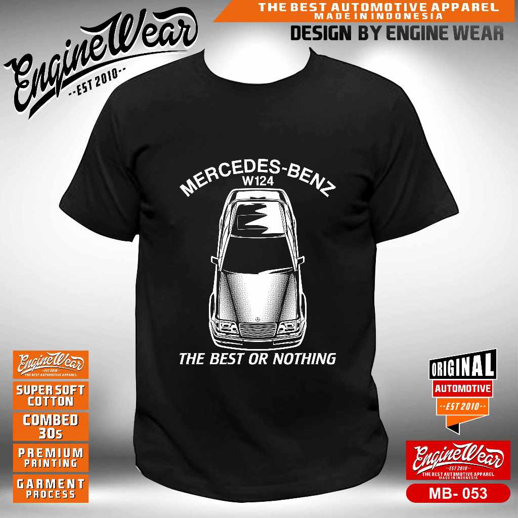 kaos mercedes benz W124 W123 W202 W203 W204 W210 W211 W212 W140 tshirt mercy boxer sportline E300 mo