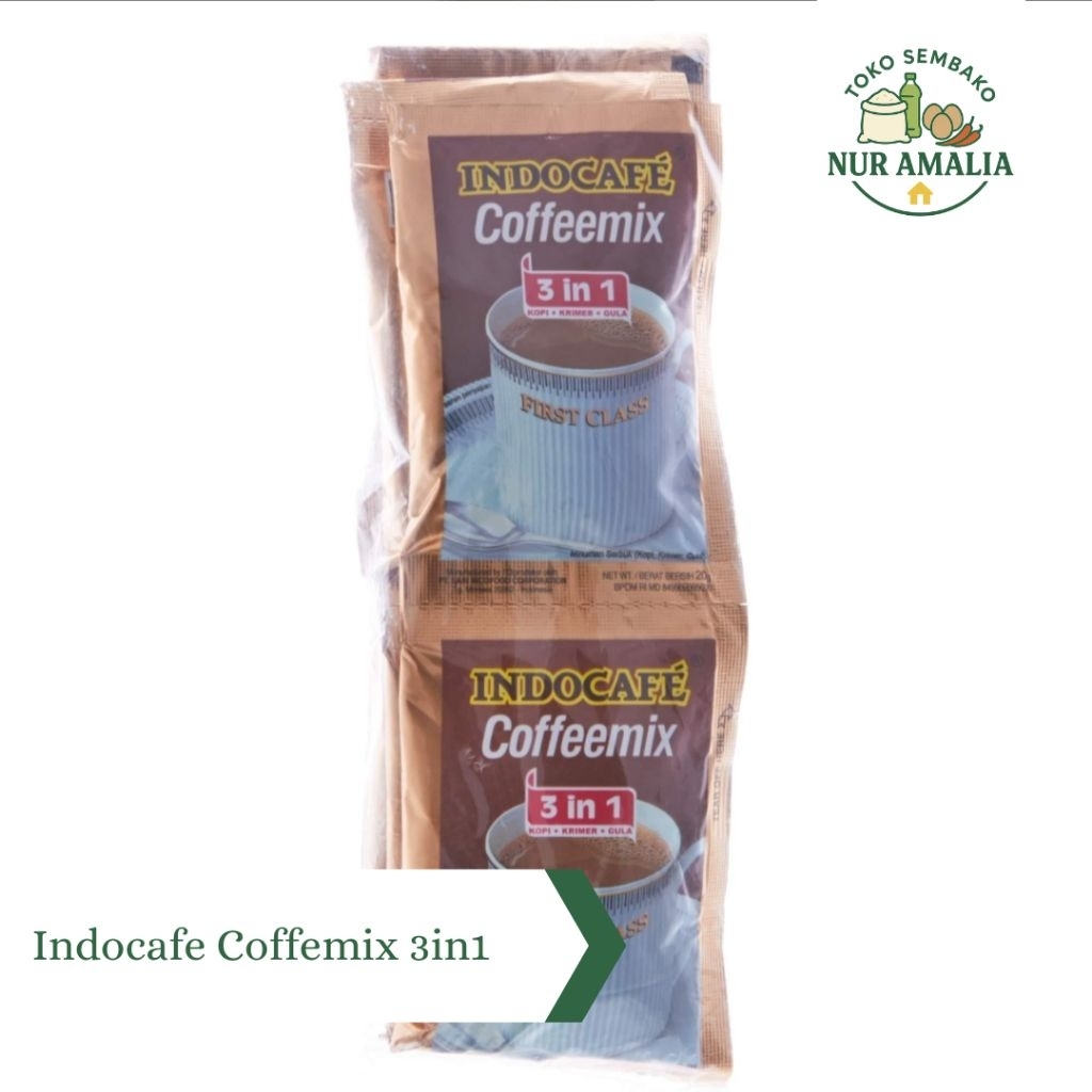 

Indocafe Coffemix 3in1 Renceng (10 Sachet)