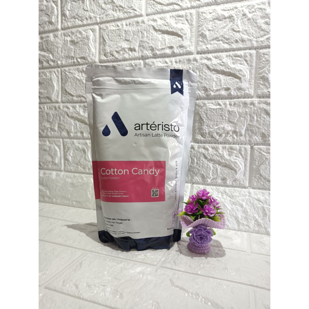 

Bubuk minuman ARTERISTO Catton candy 500gr