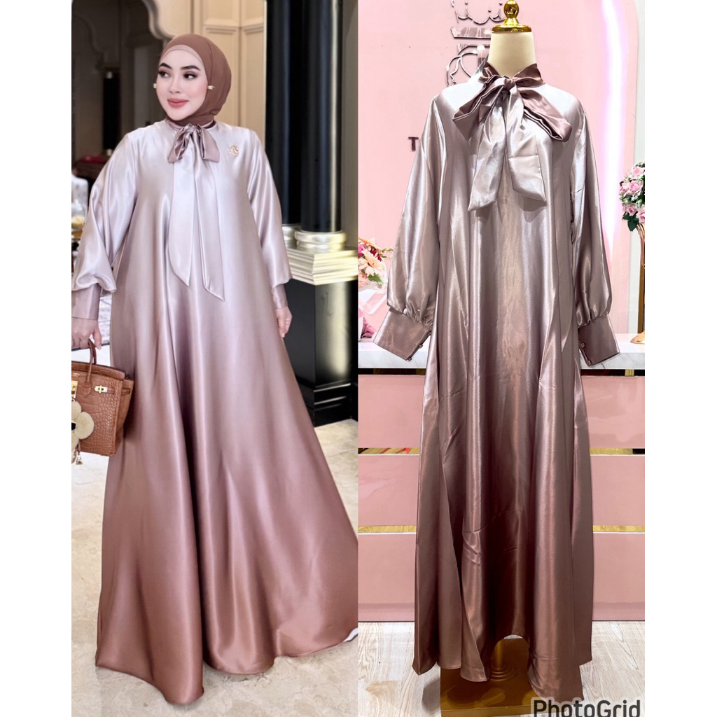 DRESS GRADASI PITA SS SHELLASAUKIA