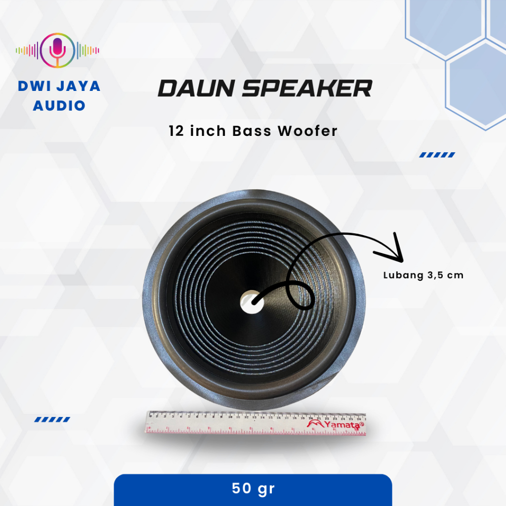 Daun Speaker 12 inch Bass Woofer | Membran Spiker