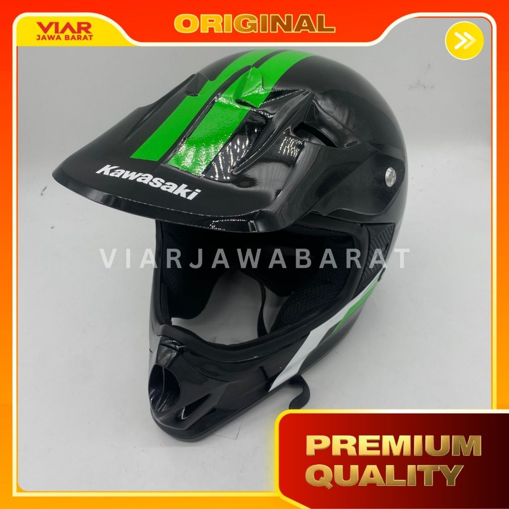 Helm JPX Original KAWASAKI Motocross KLX