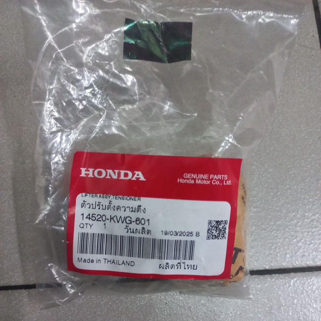 14520KWG601 – LIFTER ASSY TENSIONER, LIFTER TONJOKAN KETENG CB VERZA, CRF, MEGA PRO, VERZA ORI AHM