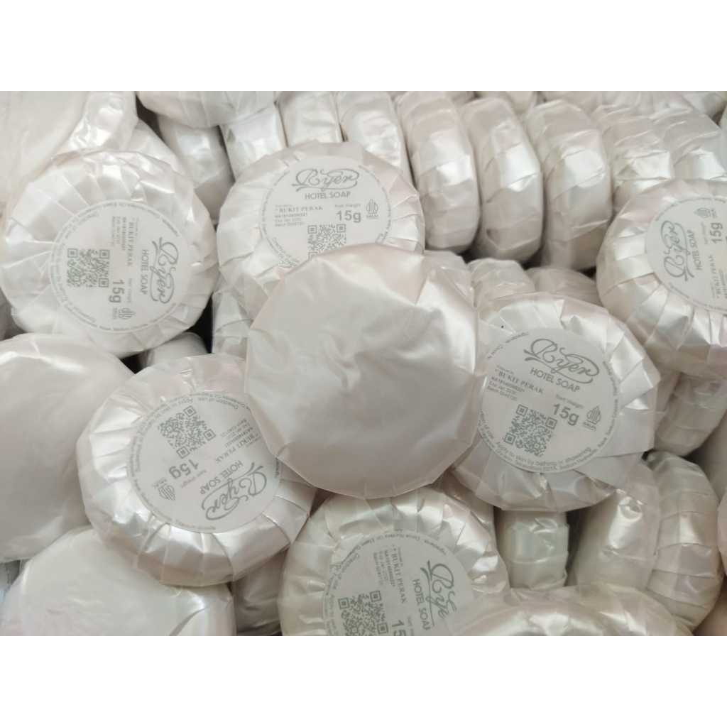 SABUN HOTEL RYER RODA 15 GRAM X 500 PCS  / HOTEL SOAP RYER RODA ROUND WRAPPER 500 PC X 15 GRAM