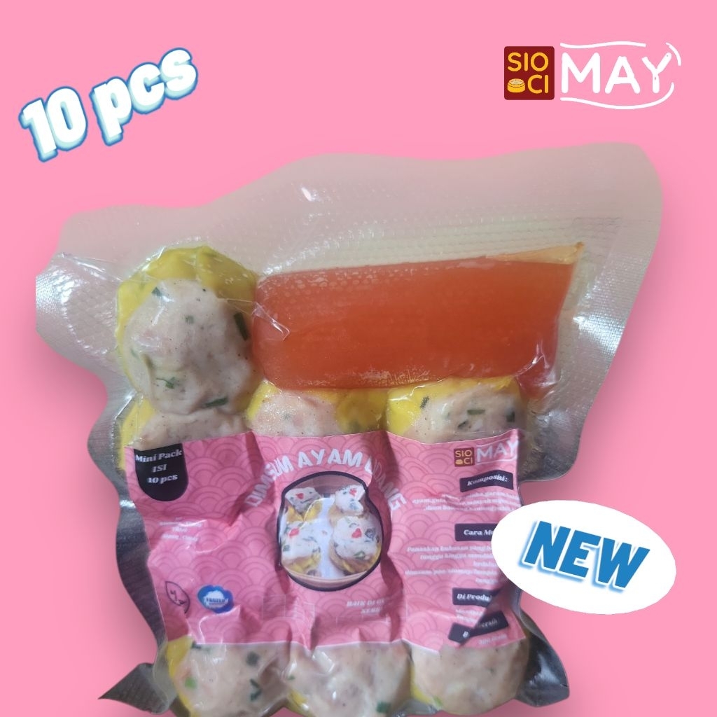 

DIMSUM AYAM UDANG/DIMSUM PREMIUM/HALAL ISI 10 PCS FROZEN FOOD