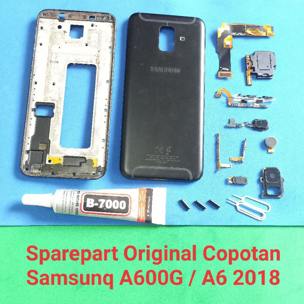 Sparepart Samsung A6 2018 a600G Second Original Copotan normal  Buzzer speaker bawah  vibrate  speak