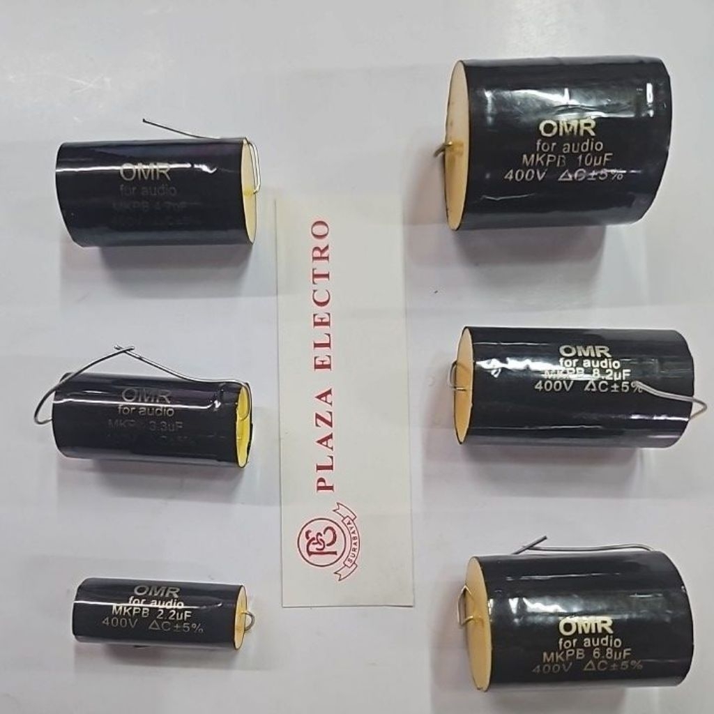 KAPASITOR AUDIOPHILER MKPB 2.2 / 3.3 / 4.7 / 6.8 / 8.2 / 10 / 22 UF - 400VOLT CAPASITOR MILAR MKPB H