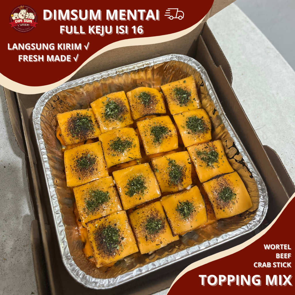

Dimsum Mentai Lumier Premium isi 16 pcs