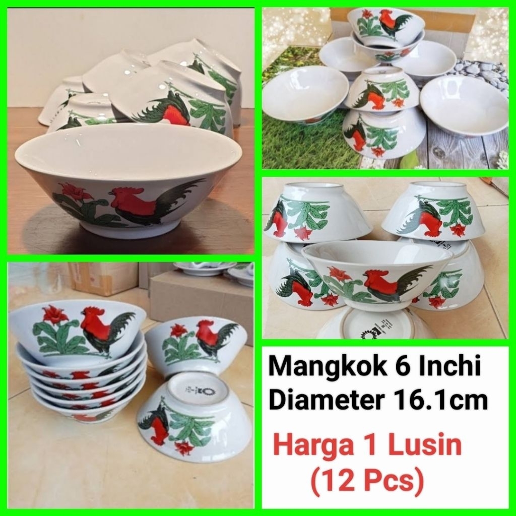 mangkok bakso mangkok mie ayam mangkok ayam jago harga 1 Lusin