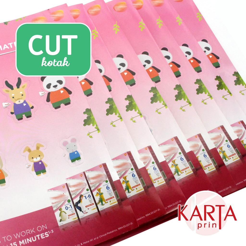 

Cutting/Potong Karton-Kertas A3 - Kotak Putus (DIE CUT)