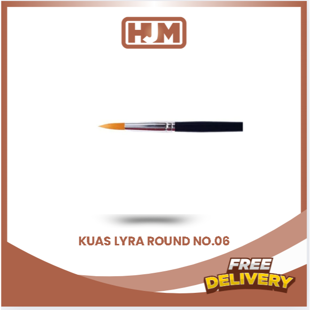 

LYRA KUAS / ART BRUSH ROUND 01 ( BULAT )