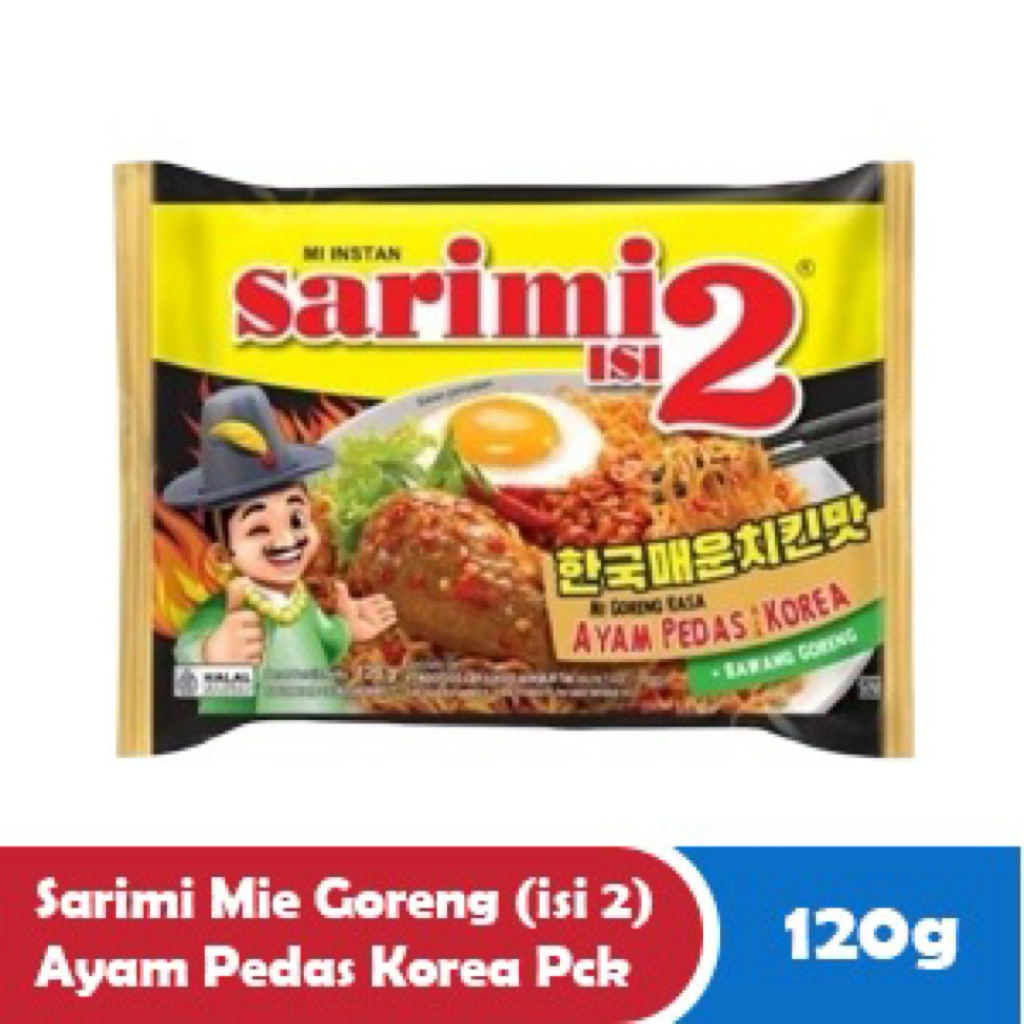 

Sarimi Isi 2 Rasa Ayam Pedas Korea