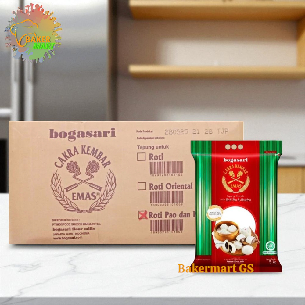 

Bogasari Cakra Kembar Emas Pao & Mantao 5Kg
