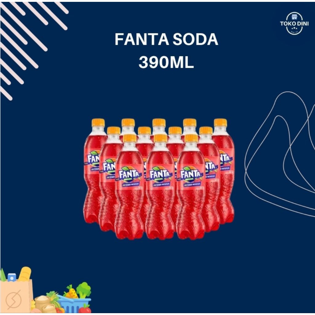 

Fanta soda 390ml | @12pcs/karton [ONLY SAMEDAY, INSTANT]