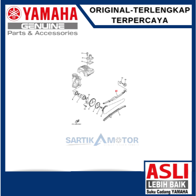 LIDAH TENSIONER ATAS MIO 5MX-E2241-00