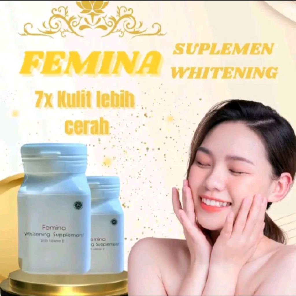 Femina Whitening Original pemutih kulit pemutih badan BPOM