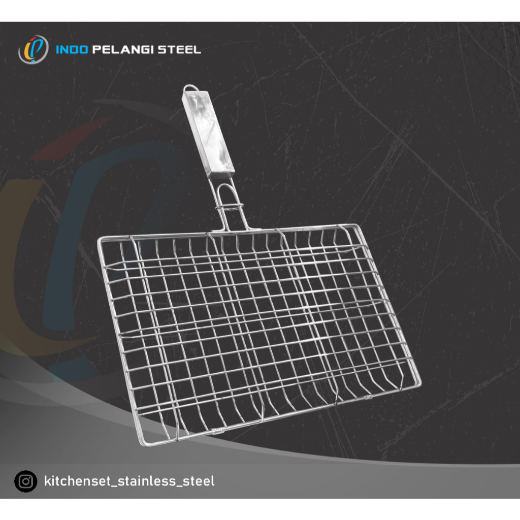 Jepit Panggangan Ayam Bakar Jumboo Stainless Steel | Panggangan Besar Jumbo