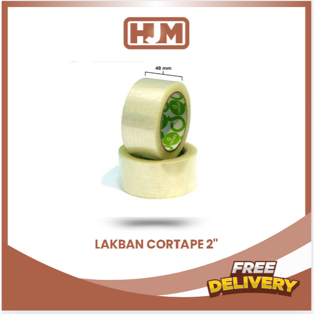 

LAKBAN OPP TAPE SOLASI CORTAPE 2 INCH 45 UM X 48 MM X 80 Y