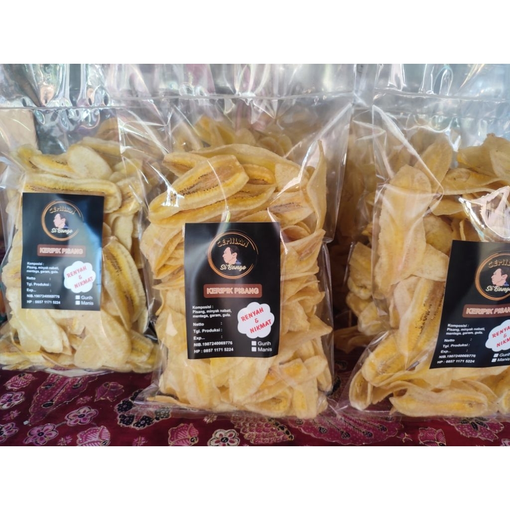 

Keripik Pisang CEMILAN siBANGO Gurih dan Manis 500 gram