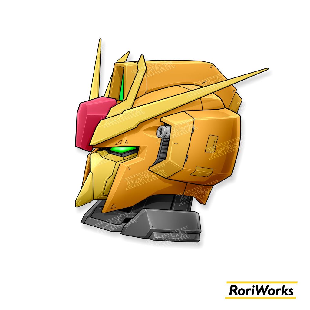 

Stiker Kiss cut - Zeta Gundam 3B Head (Gray Zeta)