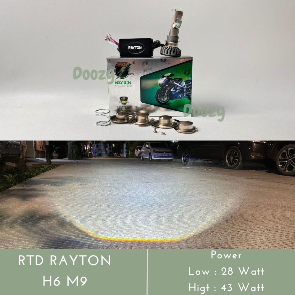 RTD RAYTON M9 Lampu Utama H6 LED