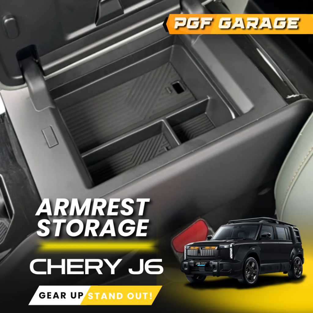 Chery J6 Armest Storage /  Armest Storage Chery J6 / Kotak Penyimpanan Sandaran Tangan / AKSESORIS C