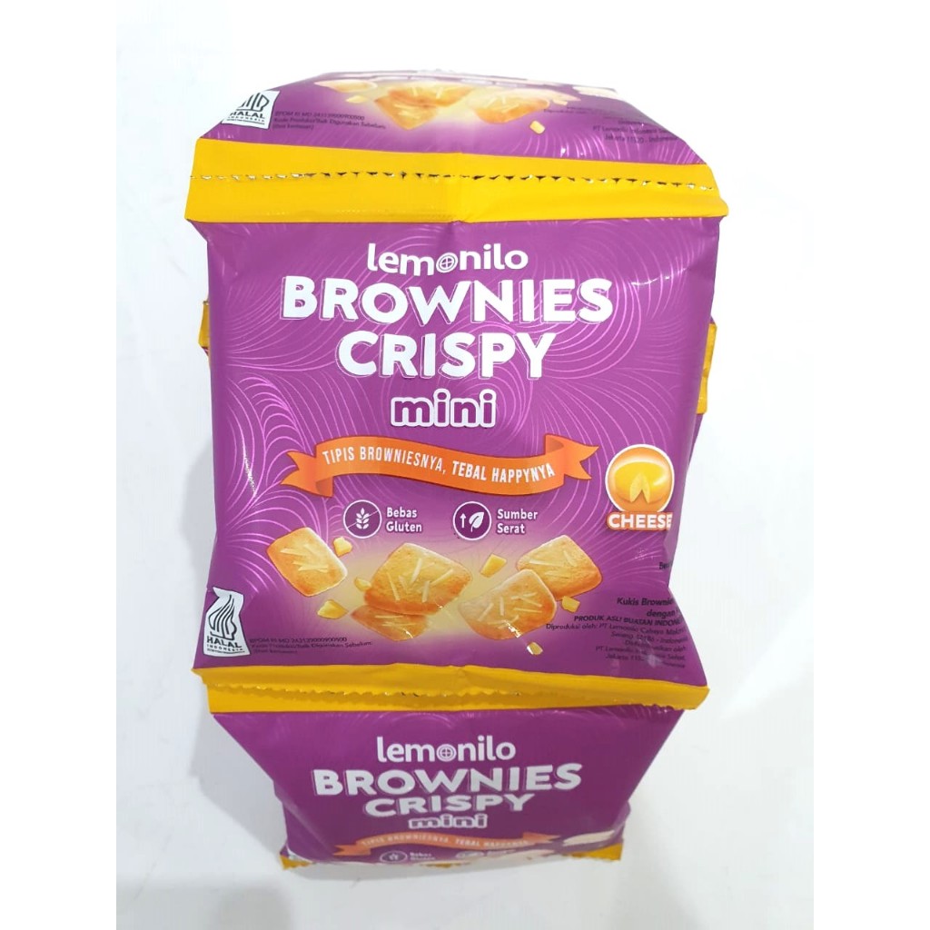 

LEMONILO BROWNIES CRISPY MINI CHOCOCHIPS COKLAT 9 GR - RENCENG