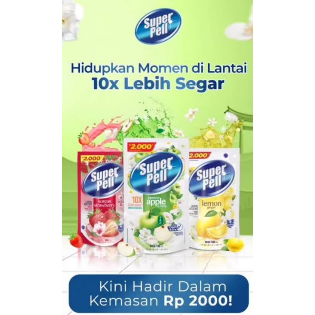 super pell 2000an pembersih lantai krmassn ekonomis