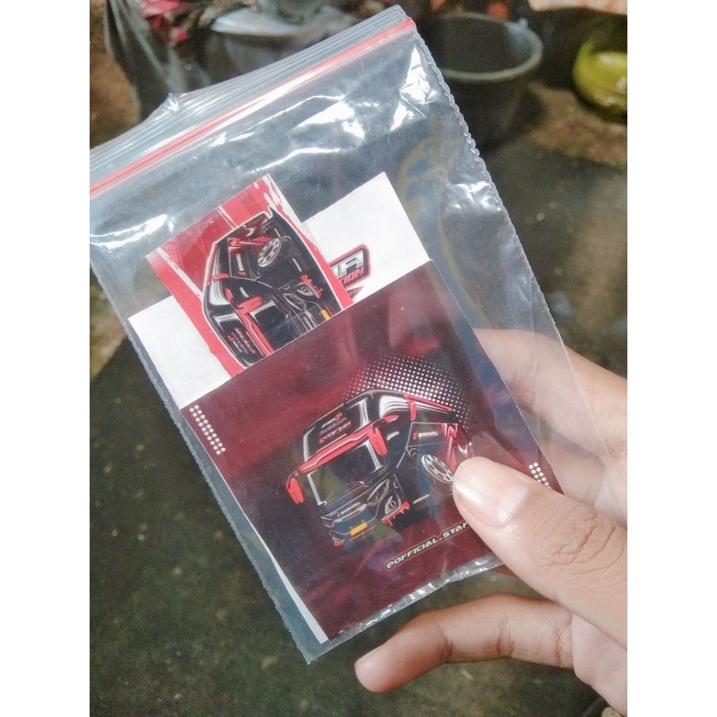 

stiker d queensha syafina asli