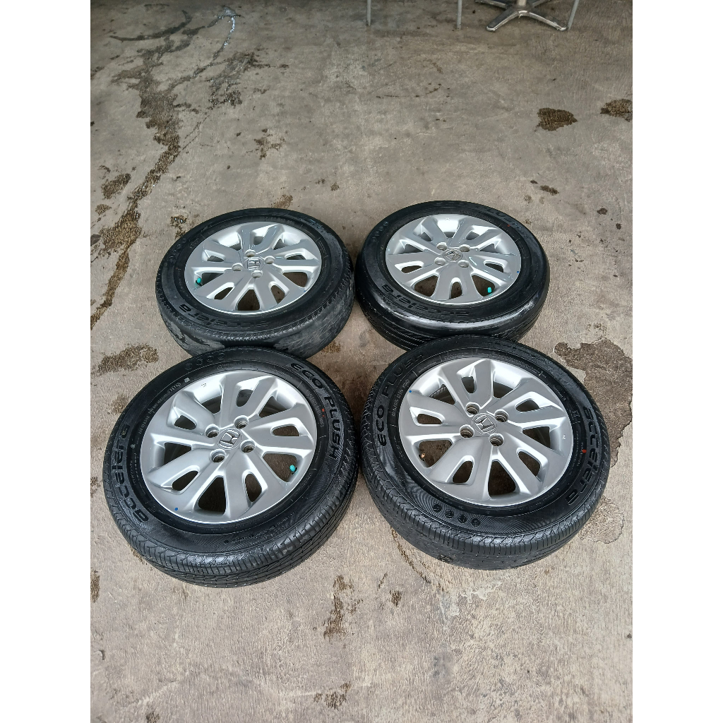 velg mobil bekas oem mobilio ring 15 pcd 4x100 plus ban 185 65 r15