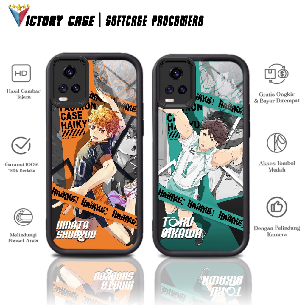 Case Premium Compatible For VIVO V20 Motif [ AKY ] Casing Softcase Glossy Anti Jamur