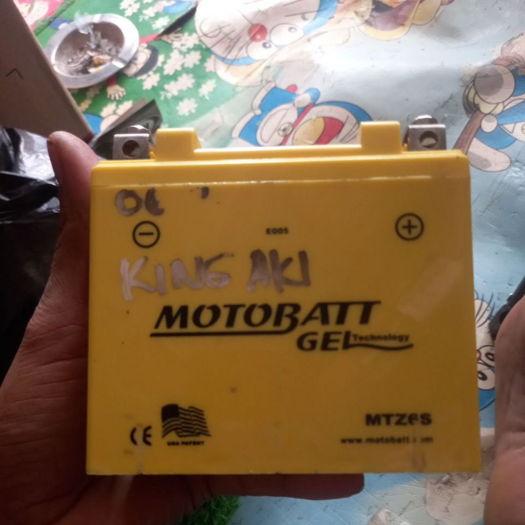 aki bekas merk motobatt