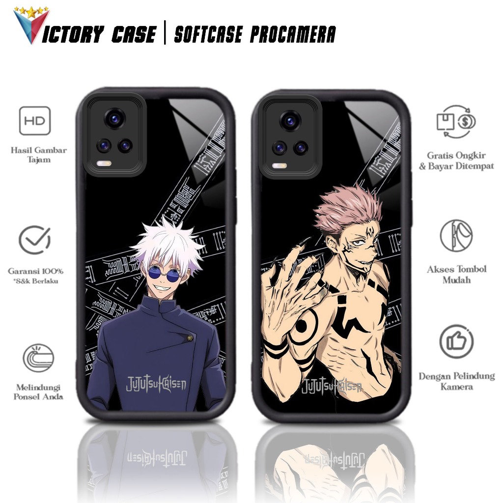 Case Premium Compatible For VIVO V20 Motif [ JJT1 ] Casing Softcase Glossy Anti Jamur