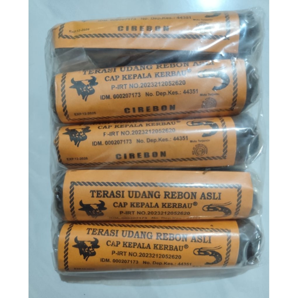 Terasi Udang Rebon cap Kepala Kerbau isi 5pcs