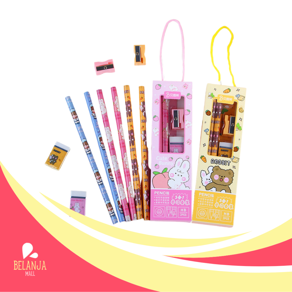 

belanjamall 2013 Stationary Set Alat Tulis 5 In 1 / Set Alat Tulis Kartun / Set Alat Tulis 5 In 1 Lucu / Set Alat Tulis Anak Motif Kartun Y1905