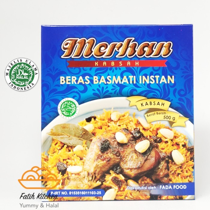 

[oddsolshop] pekanbaru/Merhan Kabsah Beras Basmati Instan 500GR Halal