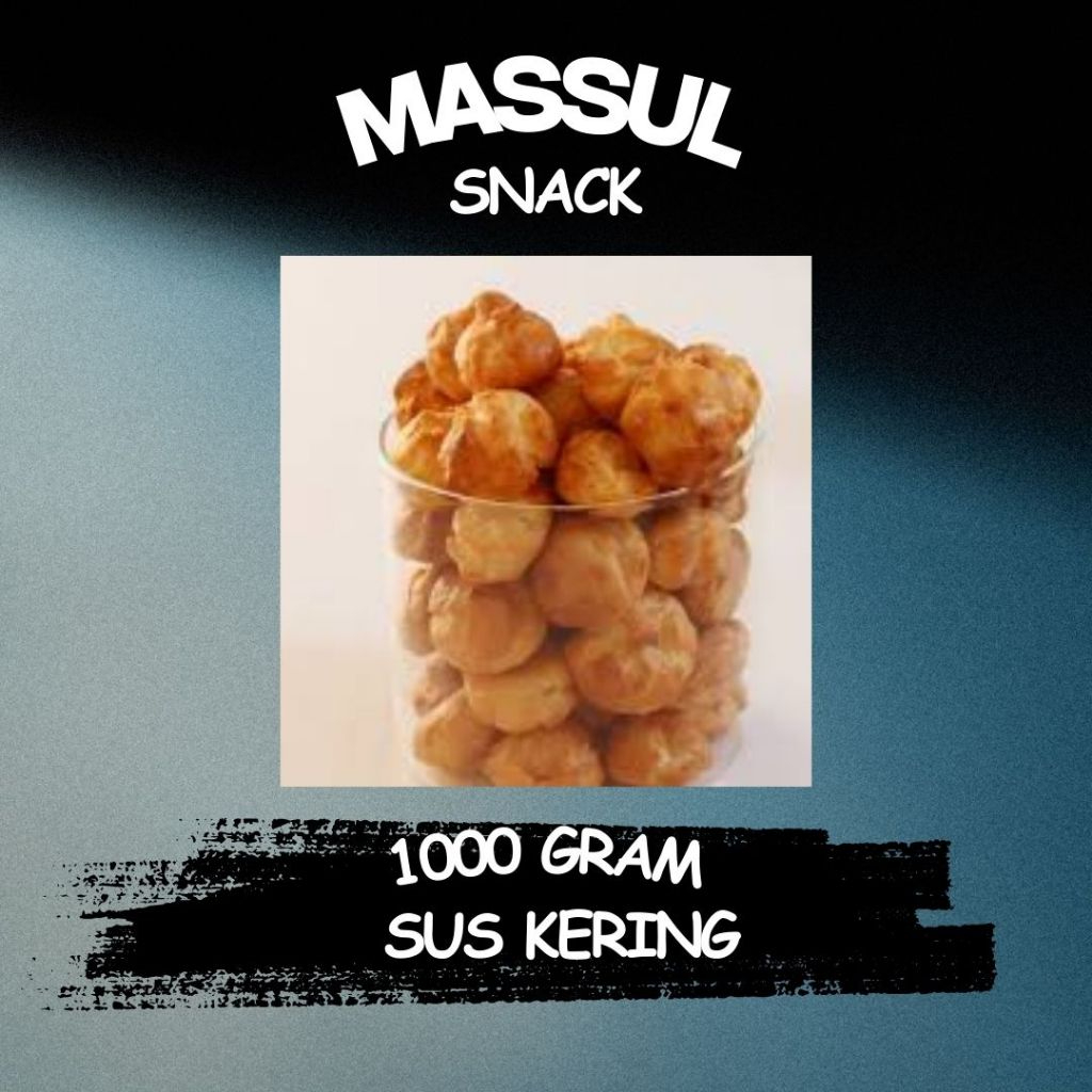 

[1000 gram] Sus Kering Camilan Jajan Gurih Renyah Original
