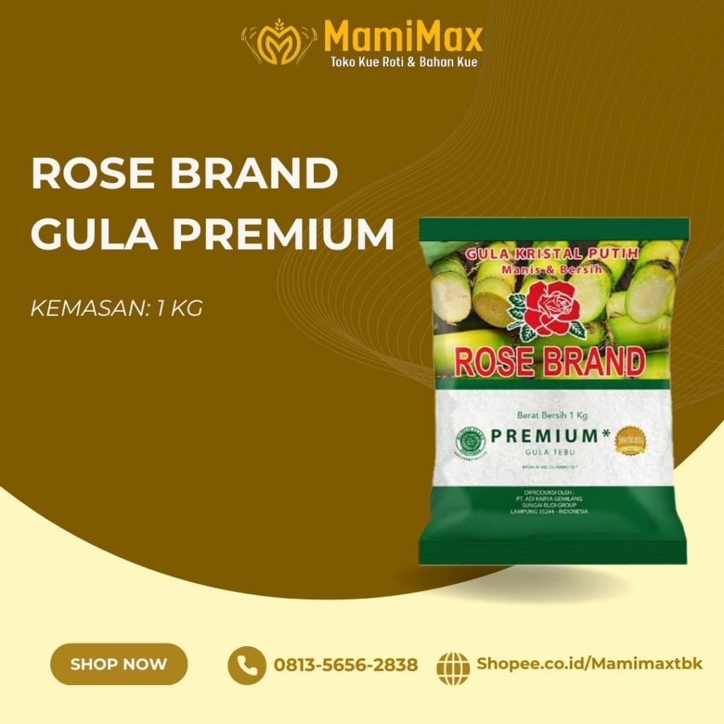 

ROSE BRAND GULA PASIR PREMIUM 1 KG