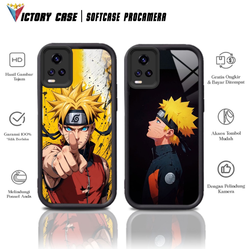 Case Premium Compatible For VIVO V20 Motif [ NRTO ] Casing Softcase Glossy Anti Jamur